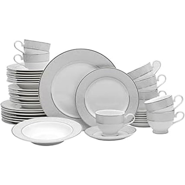 40-Pieces Mikasa Parchment Dinnerware Set, Service For 8