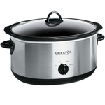 Crock-Pot 7QT Stainless Steel Oval Manual Slow Cooker
