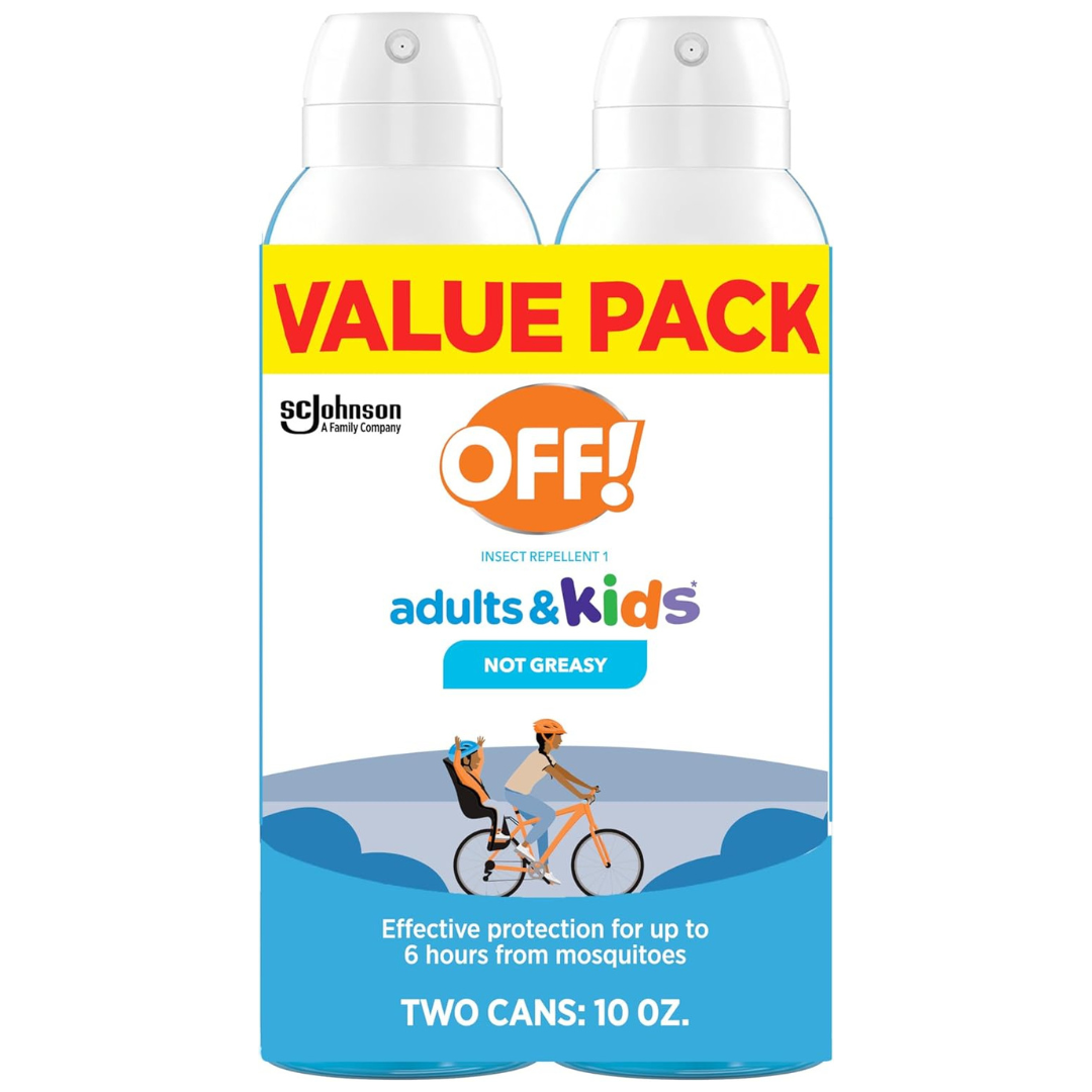 2-Pack 5-Oz OFF Insect Repellent Aerosol Bug Spray
