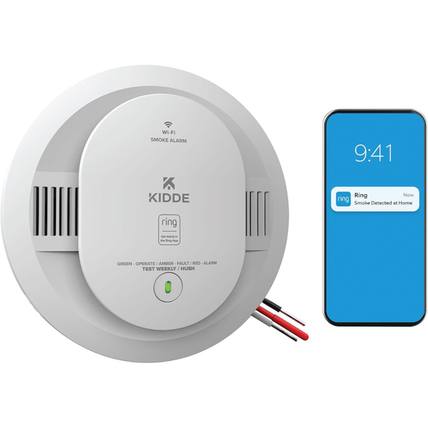 Kidde Smart Smoke Detector W/ Ring App