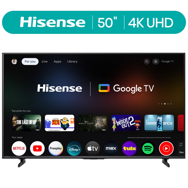 50" Hisense 50H5BG 4K Ultra HDR Smart Google TV