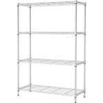 4-Tier Metal Wire Storage Shelves with Adjustable Racks