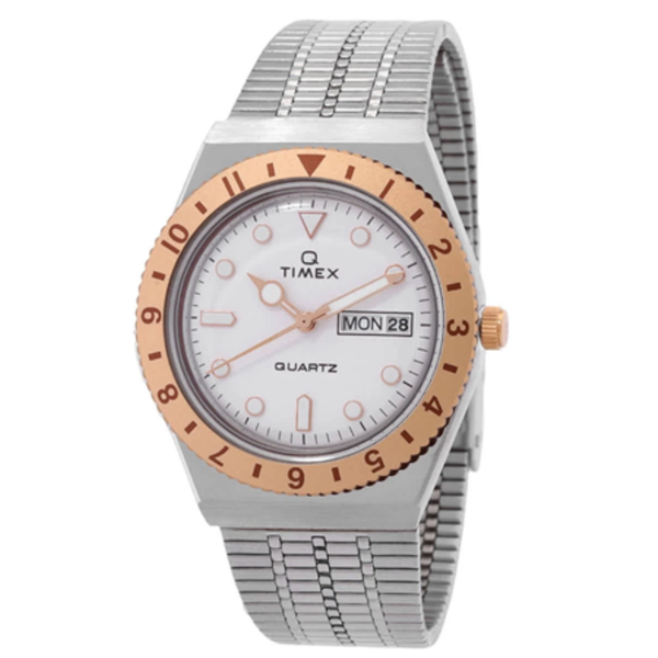 Timex Q Women's 36mm Silver Dial Watch