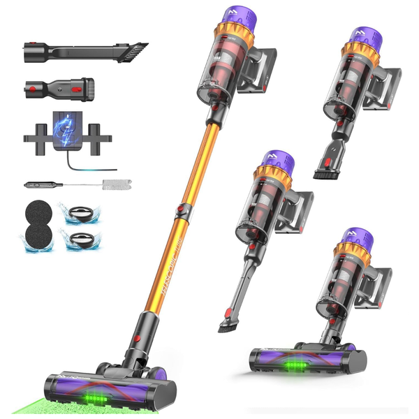 AlloyMove 550W Cordless Self-Standing Stick Vacuum Cleaner