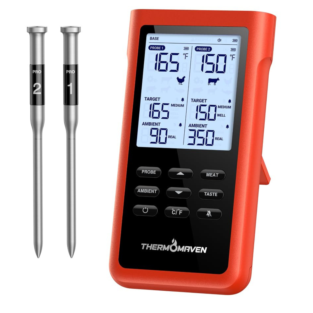 ThermoMaven X2 Smart Wireless Food Thermometer With 2 Probes