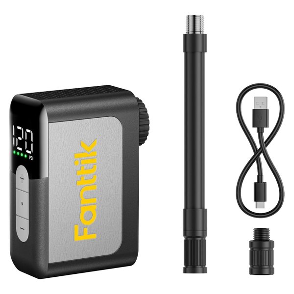 Fanttik X10 Ace 120PSI Mini Bike Pump W/ Gauge & Auto Stop