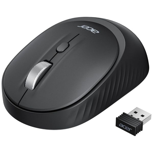 Acer Dual-Mode 1600DPI Wireless Mouse W/ 3 Adjustable DPI & Silent Clicks