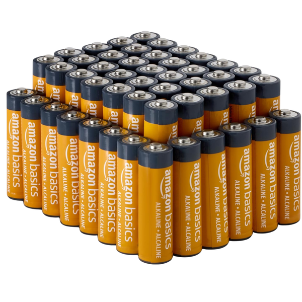 48-Pack Amazon Basics High-Performance AA Alkaline Batteries