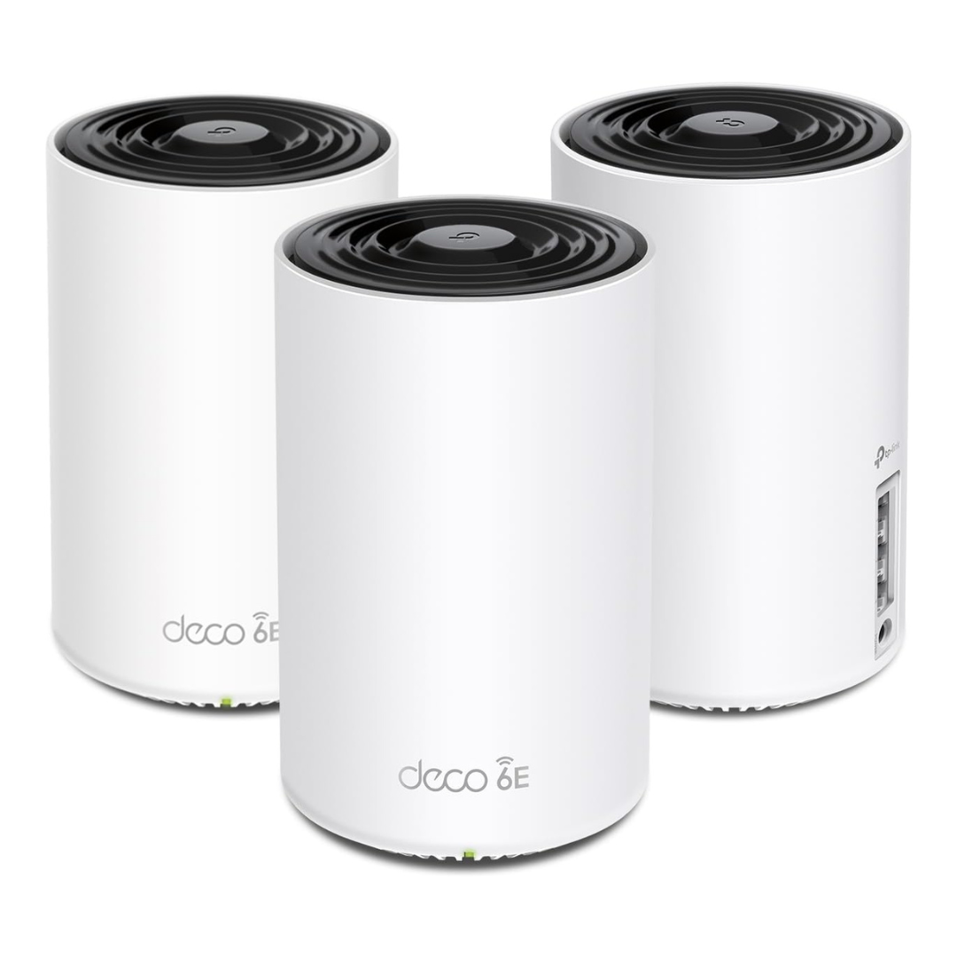 3-Pack TP-Link Deco XE75 AXE5400 Tri-Band WiFi 6E Mesh Router System