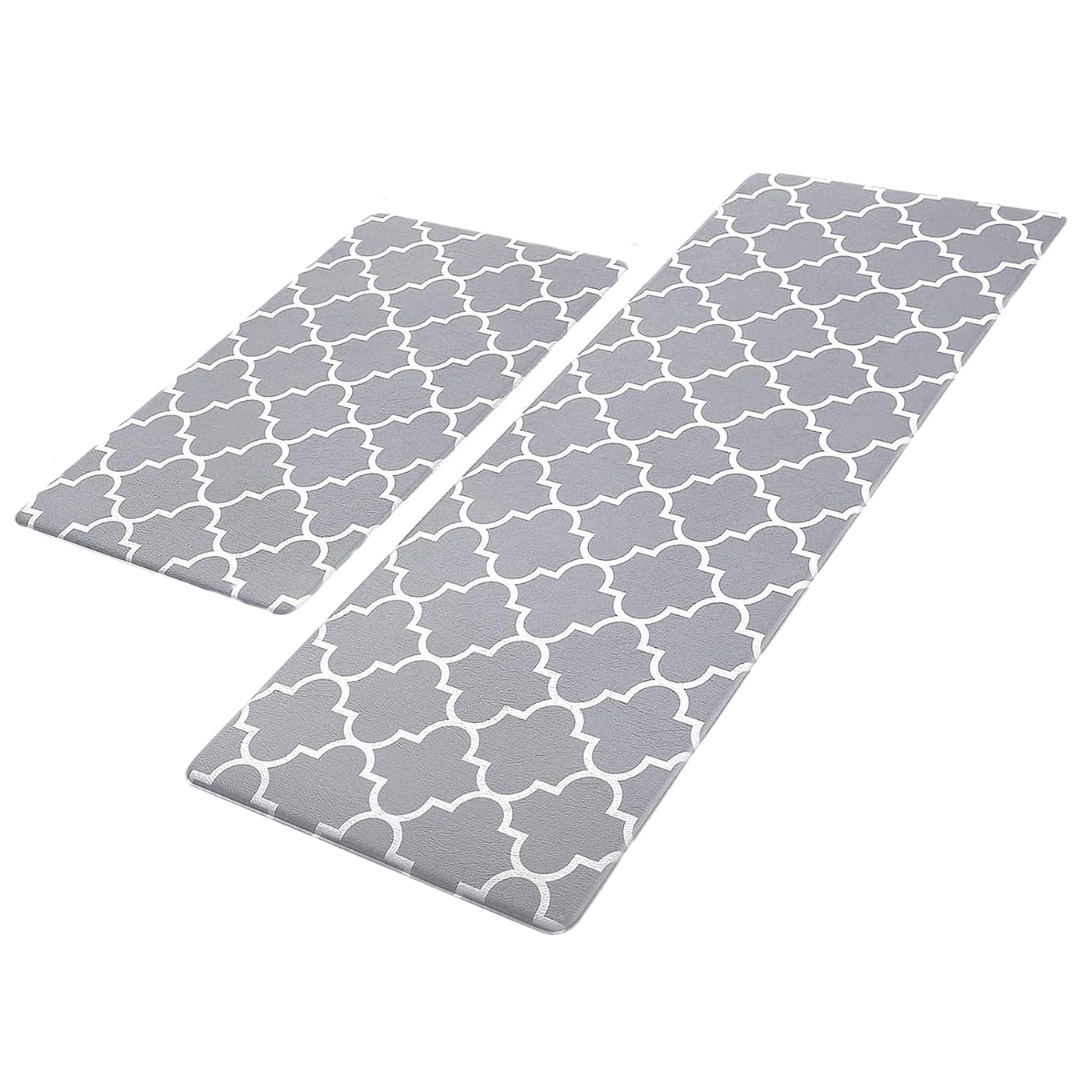 2-Piece KMAT Cushioned Anti-Fatigue Kitchen Rug