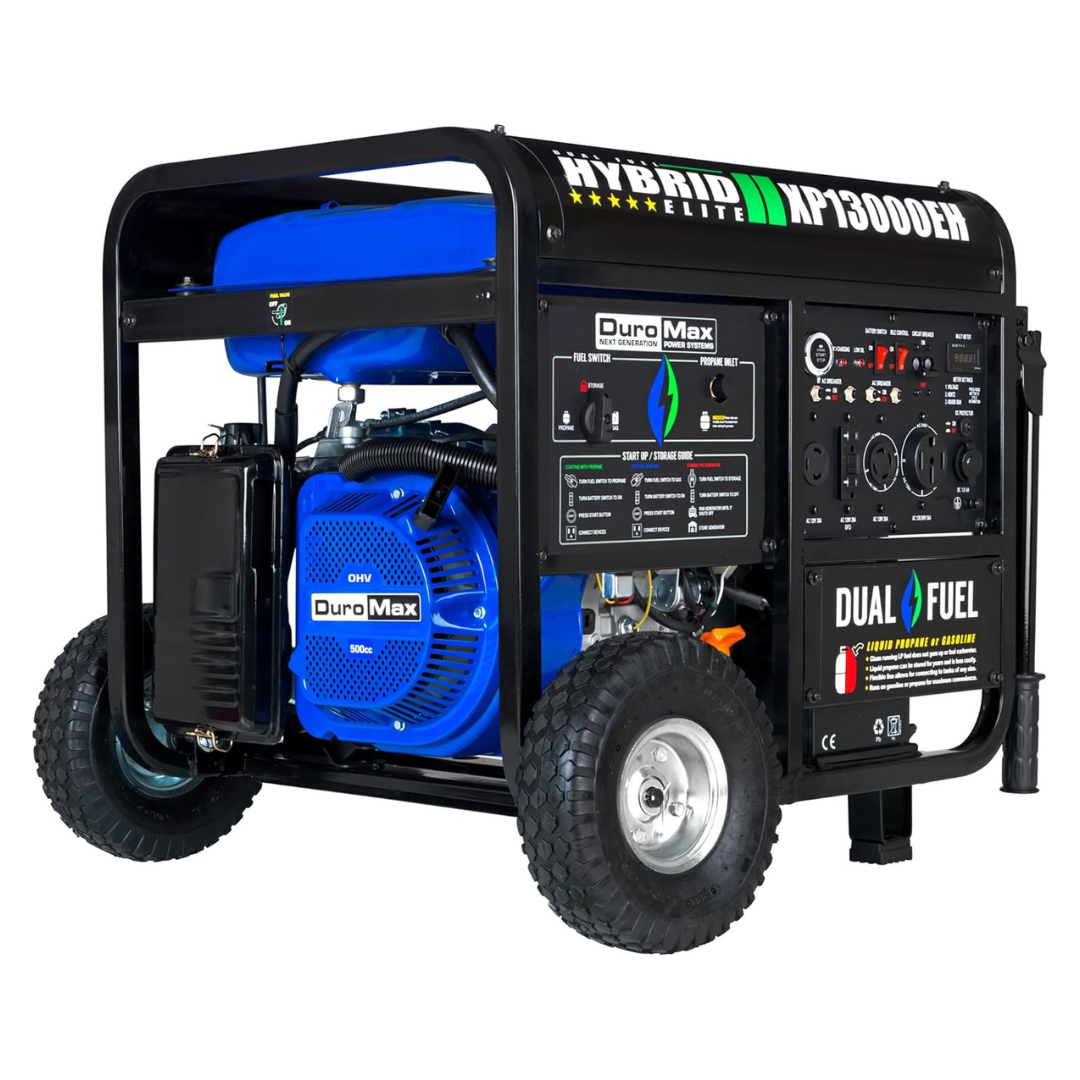 DuroMax XP13000EH Dual Fuel Portable Generator