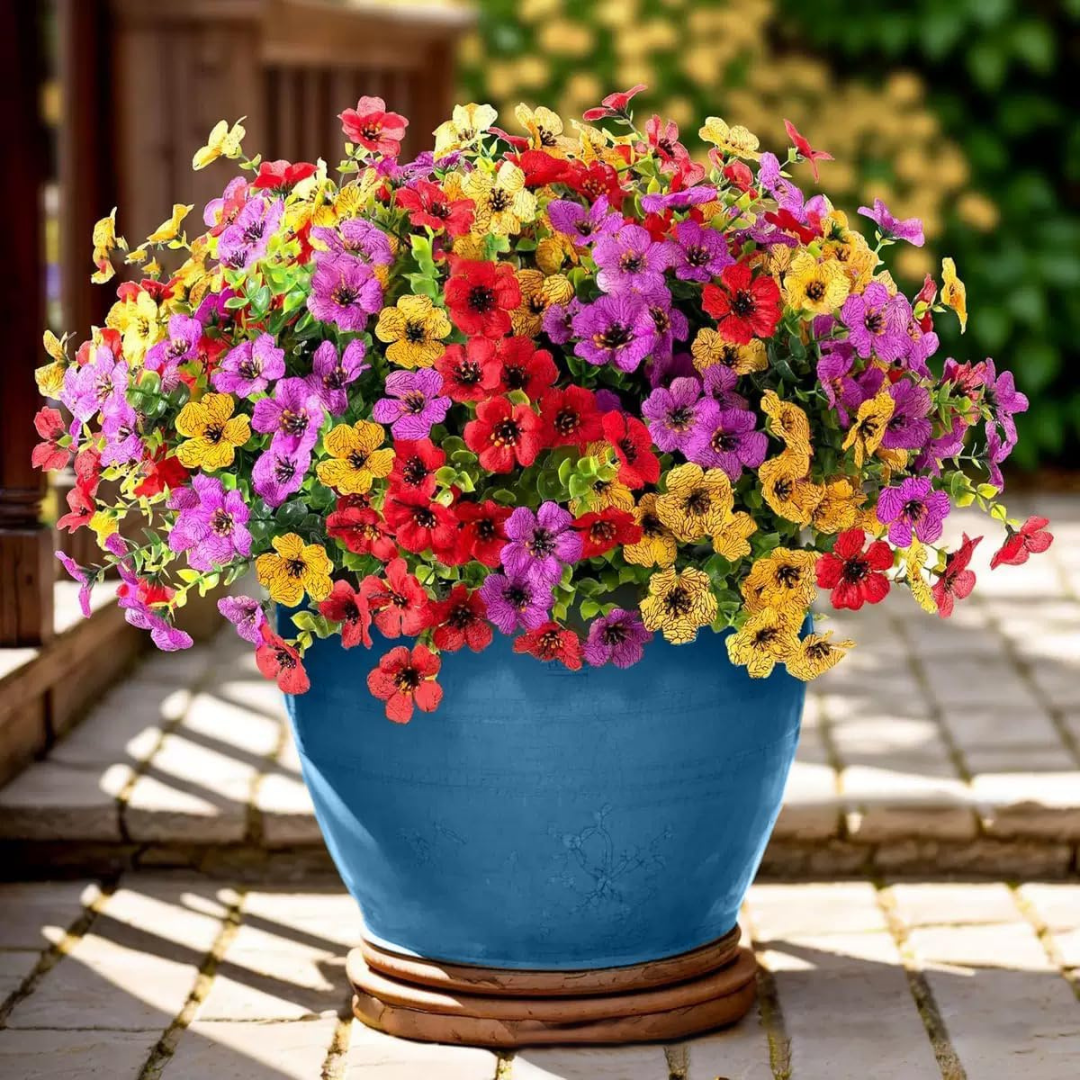 Artificial Flowers Fake Plants For Outdoors Spring Decoration (Various)