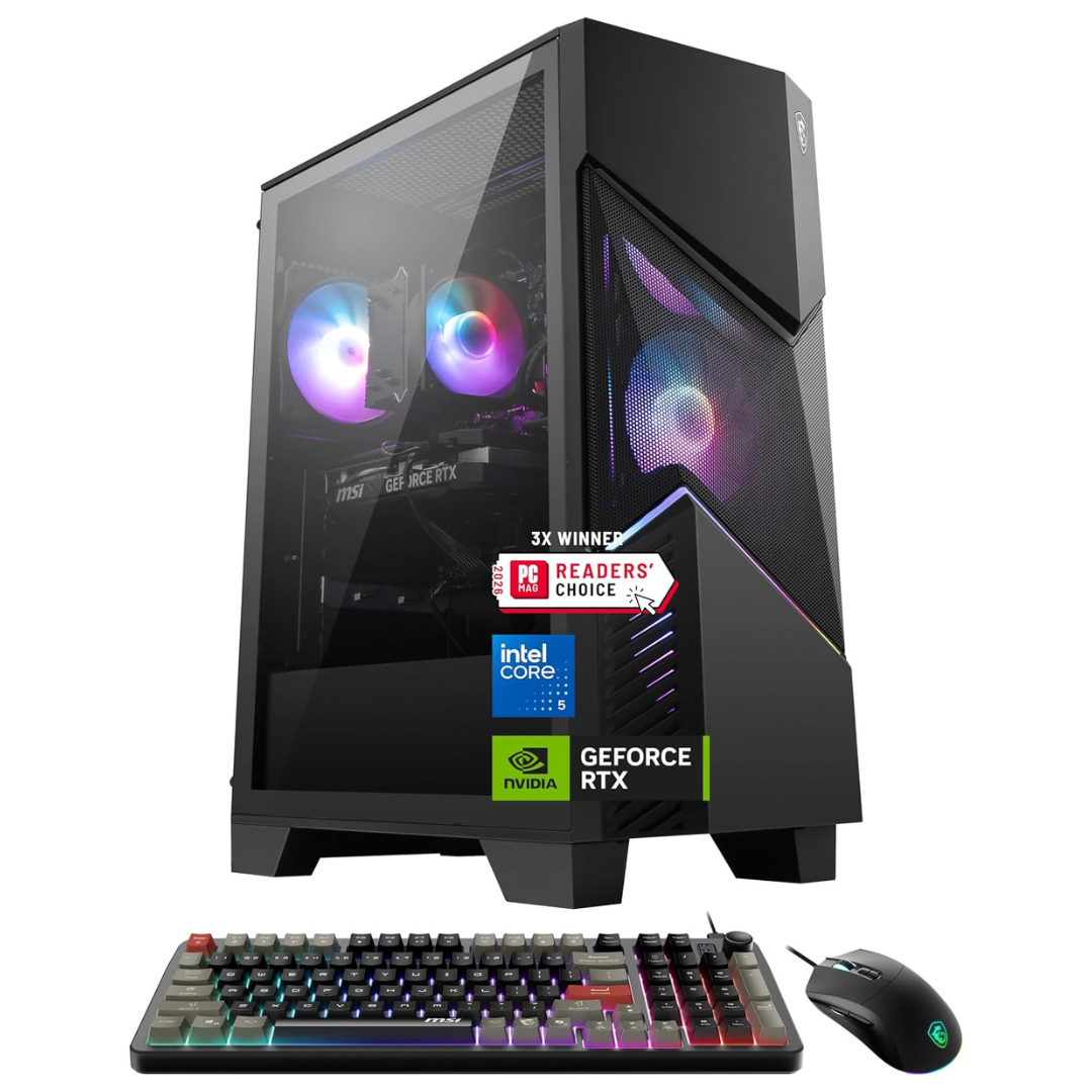 MSI Codex R2 Gaming Desktop (i5-14400F / 32GB RAM / 1TB SSD / 12GB RTX 5070)