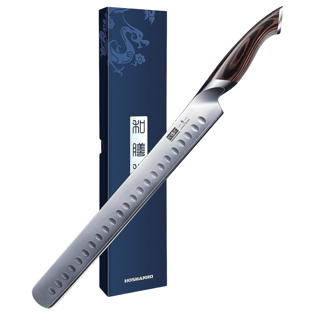 Hoshanho 12'' Japanese High Carbon Steel Slicing Carving Knife