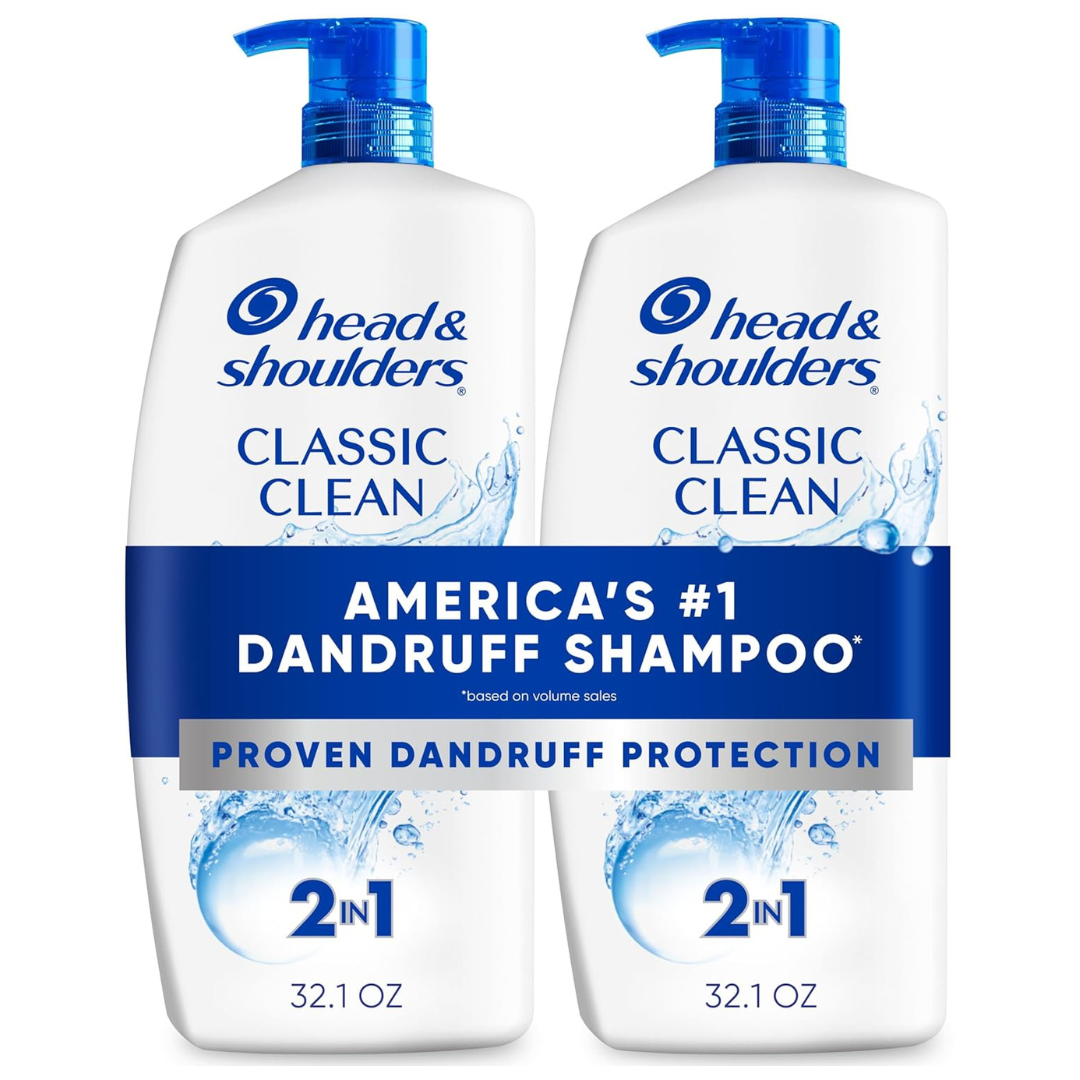 2-Pack 32.1-Oz Head & Shoulders Anti-Dandruff Shampoo Conditioner