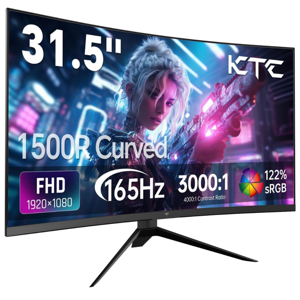 32" KTC H32S17C Curved FHD 165Hz 3ms HDR VA Freesync Gaming Monitor