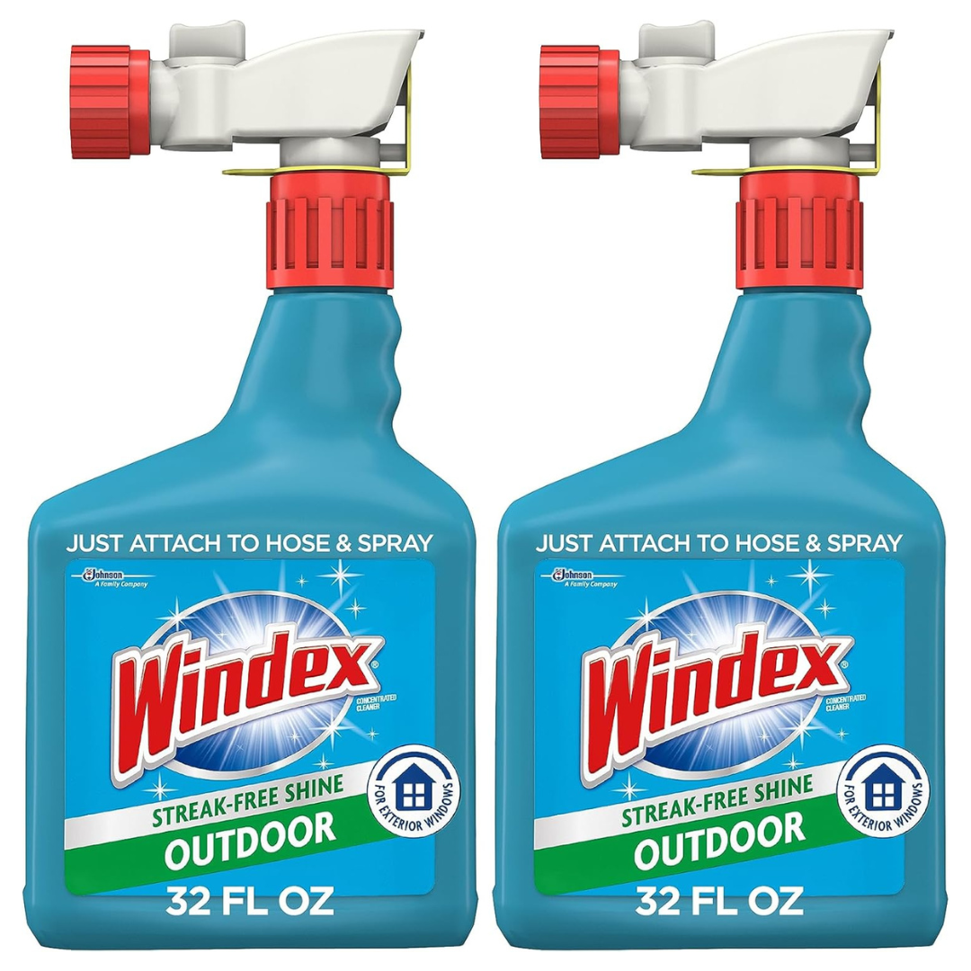 2-Pack 32-Oz Windex Outdoor Window & Glass Cleaner