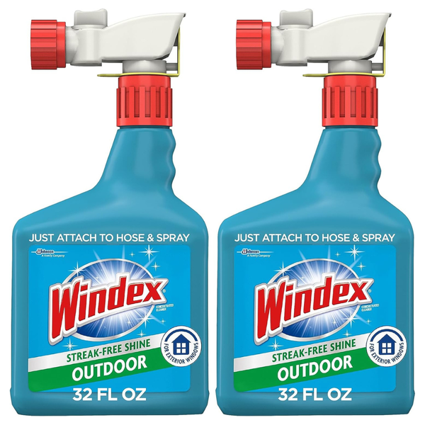 2-Pack 32-Oz Windex Outdoor Window & Glass Cleaner