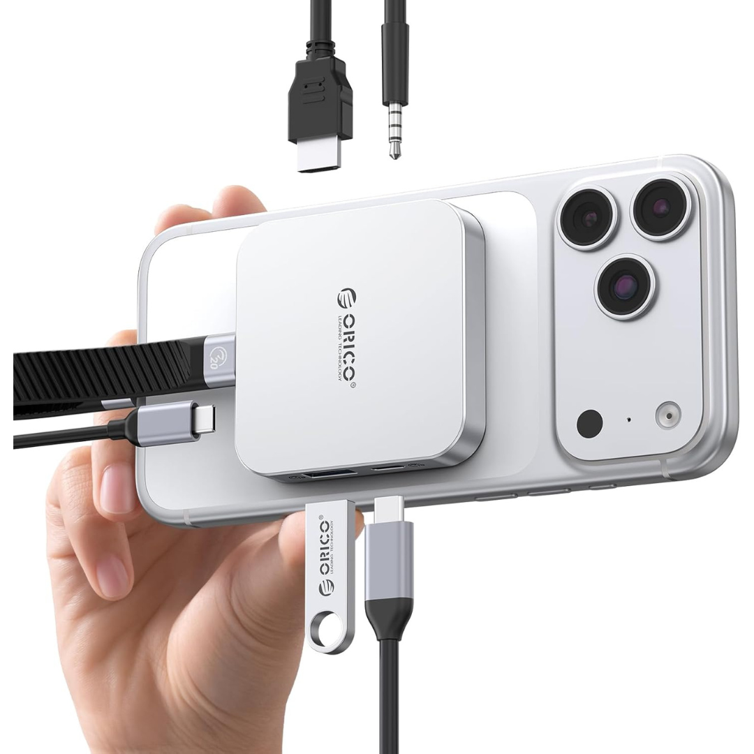 ORICO 6-in-1 10Gbps Magnetic M.2 NVMe USB-C SSD Enclosure