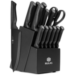 15-Piece NULAS Non-slip Handle Kitchen Knife Set