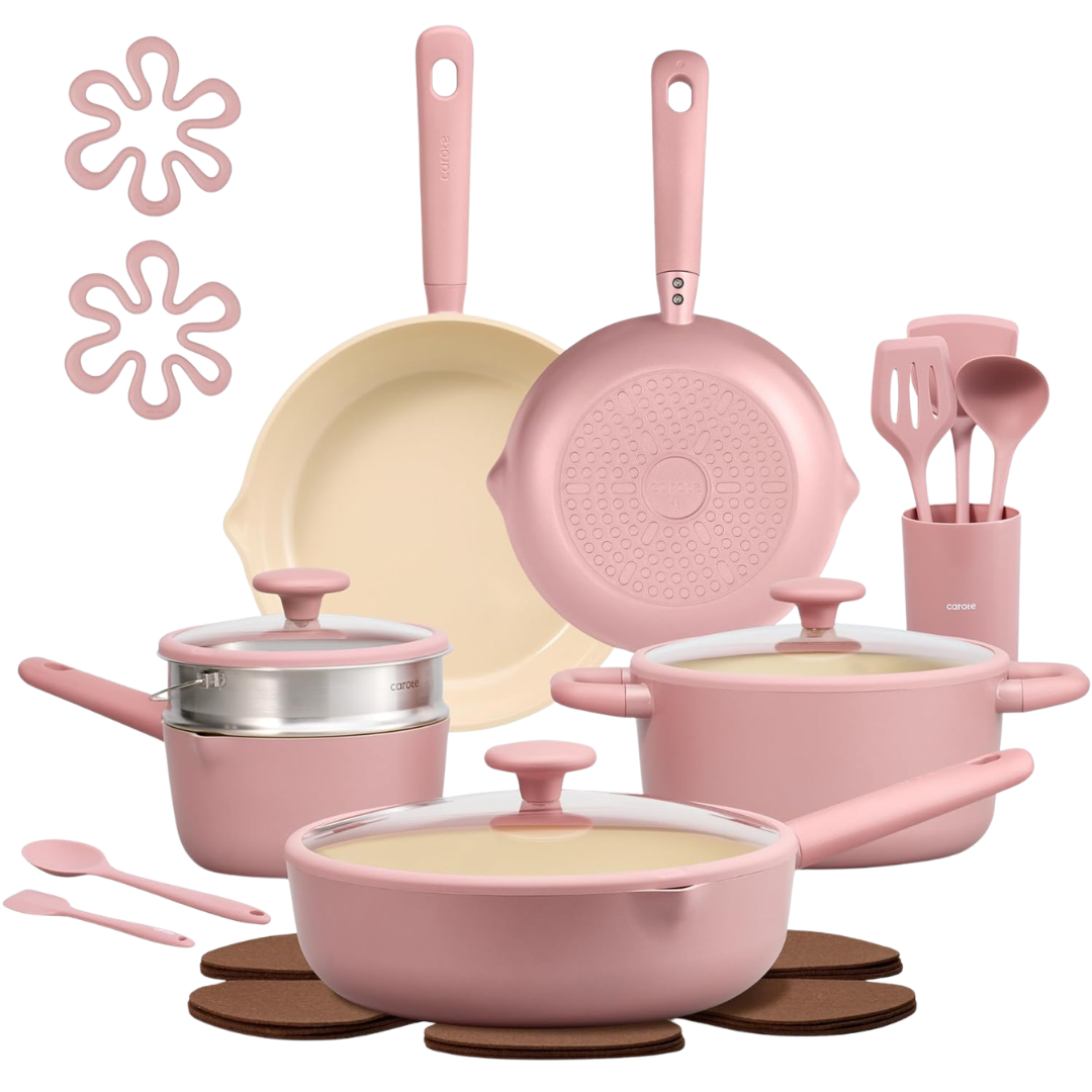 21-Piece CAROTE Nonstick Ceramic Cookware Set