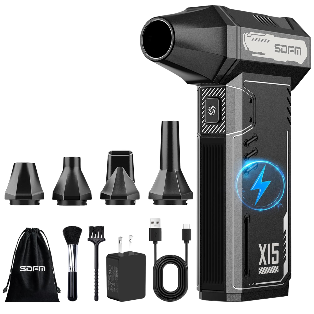 180,000 RPM Compressed Electric Air Duster W/ Accessories