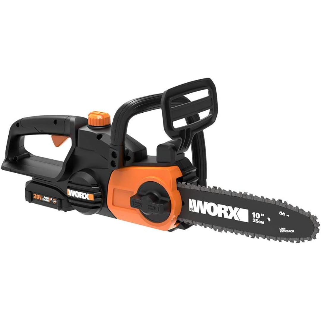 WORX 10" WG322 20V Power Share Cordless Chainsaw w/ Auto-Tension