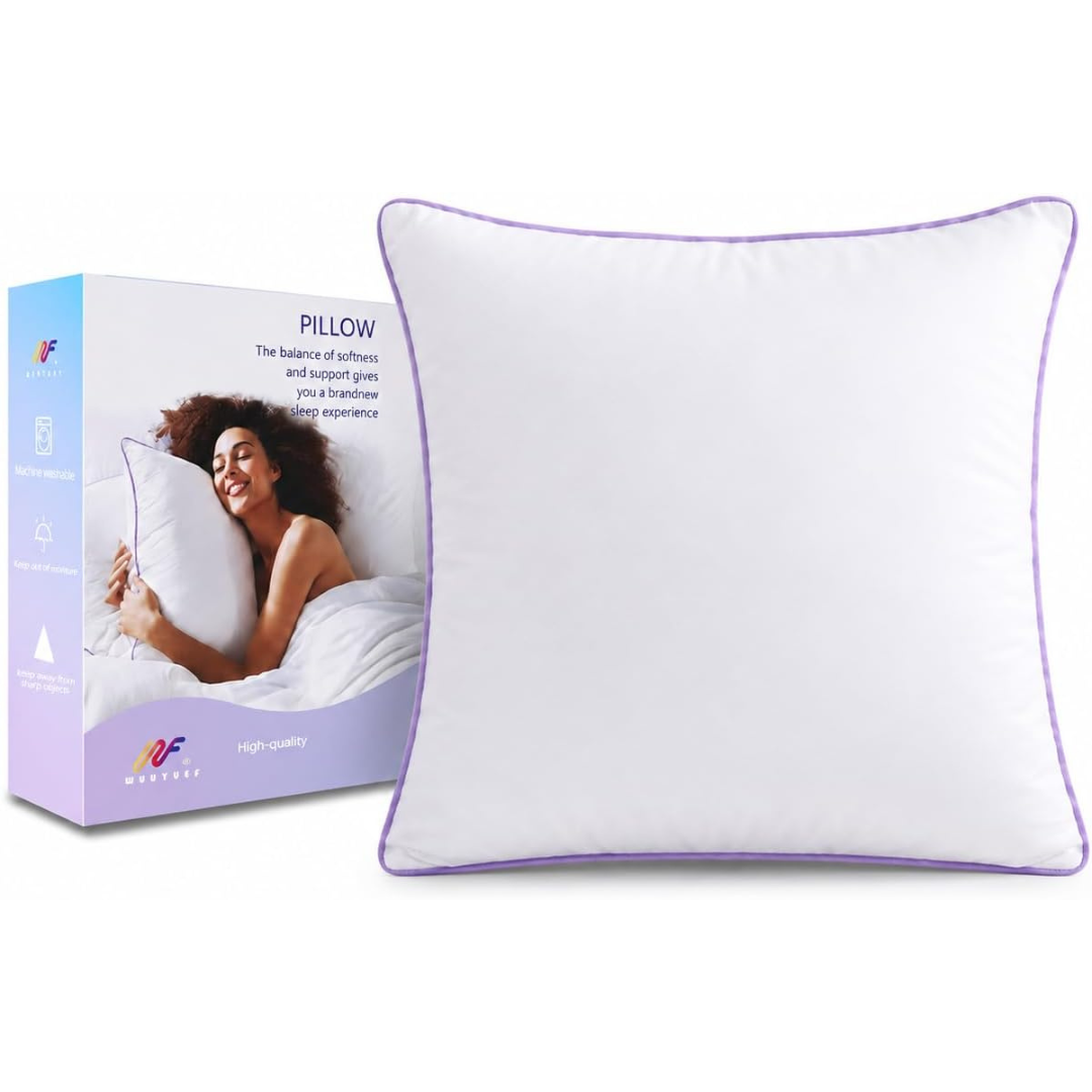 26'' x 26'' Hypoallergenic Square Throw Pillow Insert Set