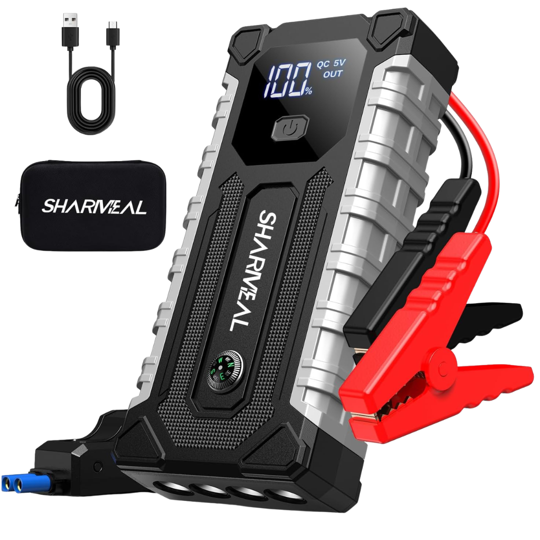 Sharmeal 6000A Portable Car Battery Jump Starter