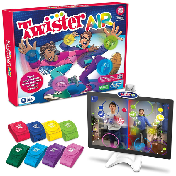 Hasbro App Connected Twister Air Game with Wrist and Ankle Bands