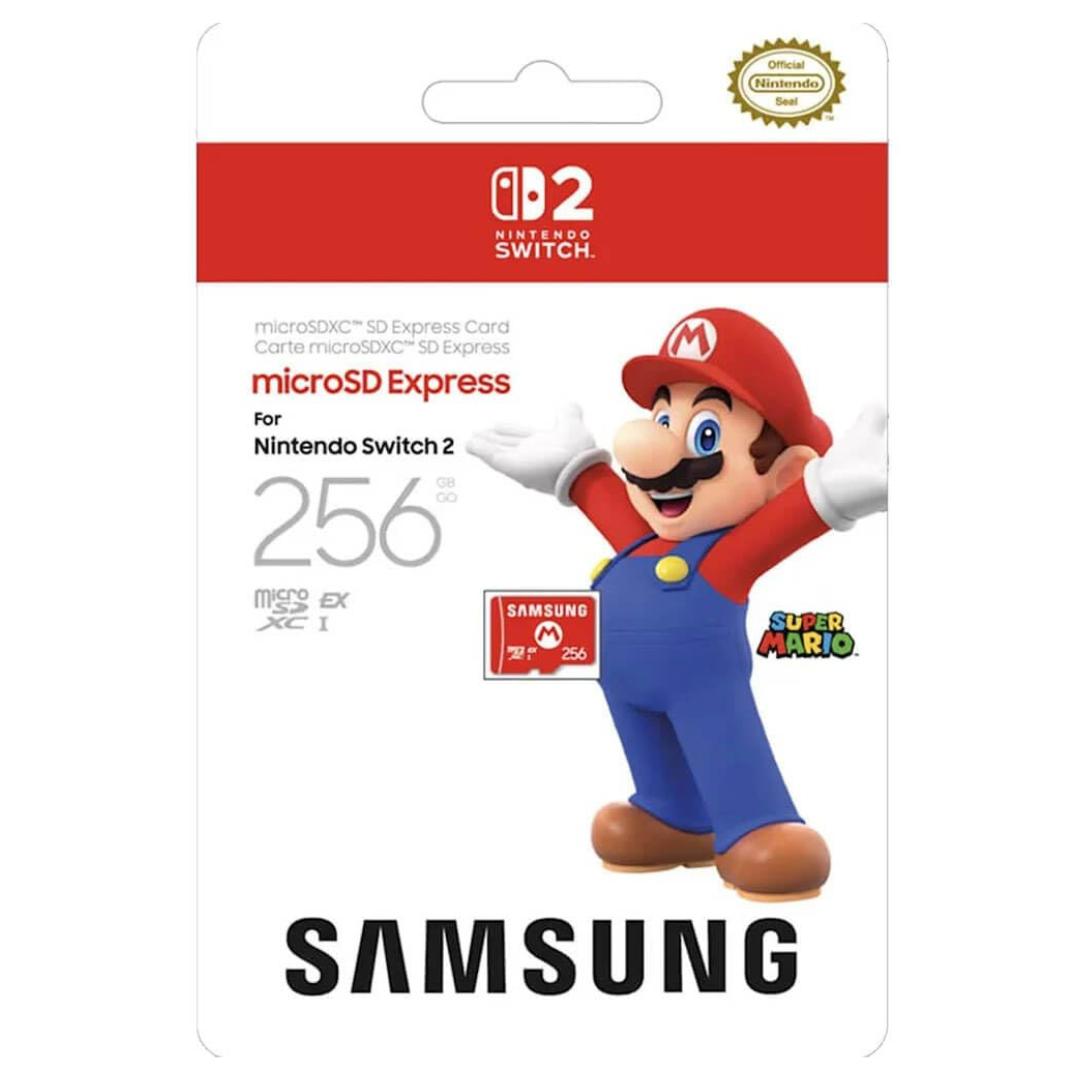 Samsung 256GB MicroSD Express Card For Nintendo Switch 2