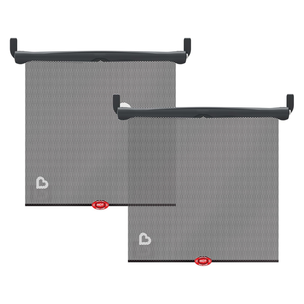 Munchkin Brica Sun Safety Car Window Shade With Heat Alert (2 Pack)