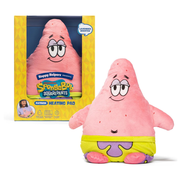 Happy Helpers Patrick Microwavable Plush Heating Pad