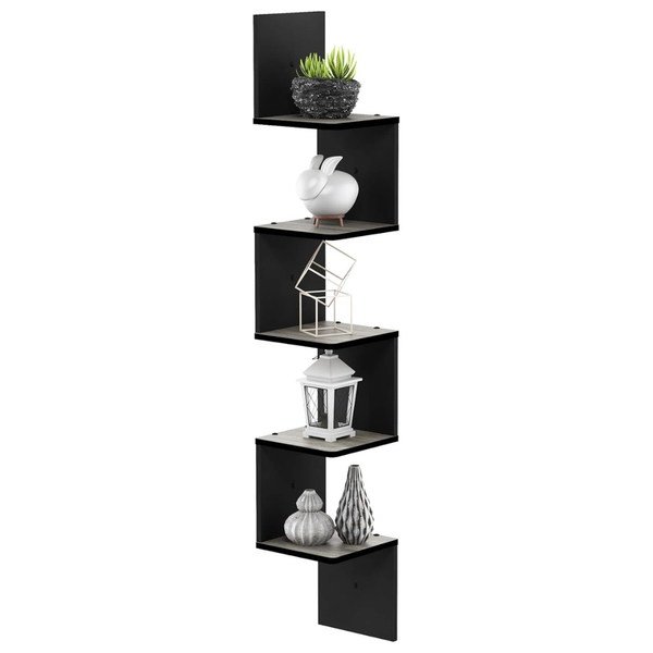 Furinno Rossi 5-Tier Wall Mounted Shelves