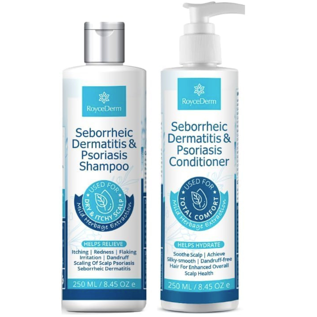 8.45-Oz Roycederm Seborrheic Dermatitis & Psoriasis Shampoo And Conditioner Set