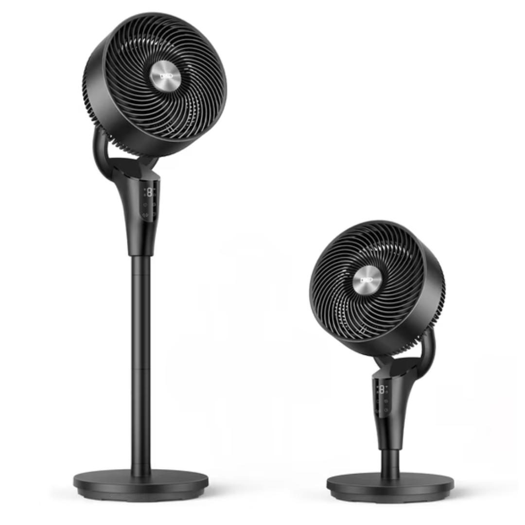 DREO 2-in-1 Pedestal Table Floor Fan W/ Oscillation, Remote & Aromatherapy Pad