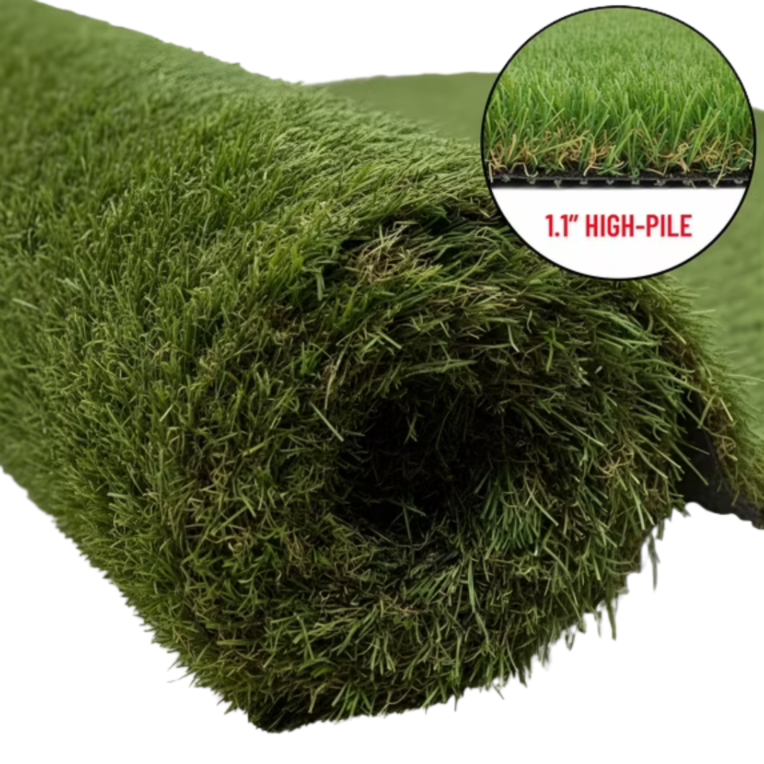 2'7" X 29' Ottomanson Indoor/Outdoor Artificial Grass Turf Rug