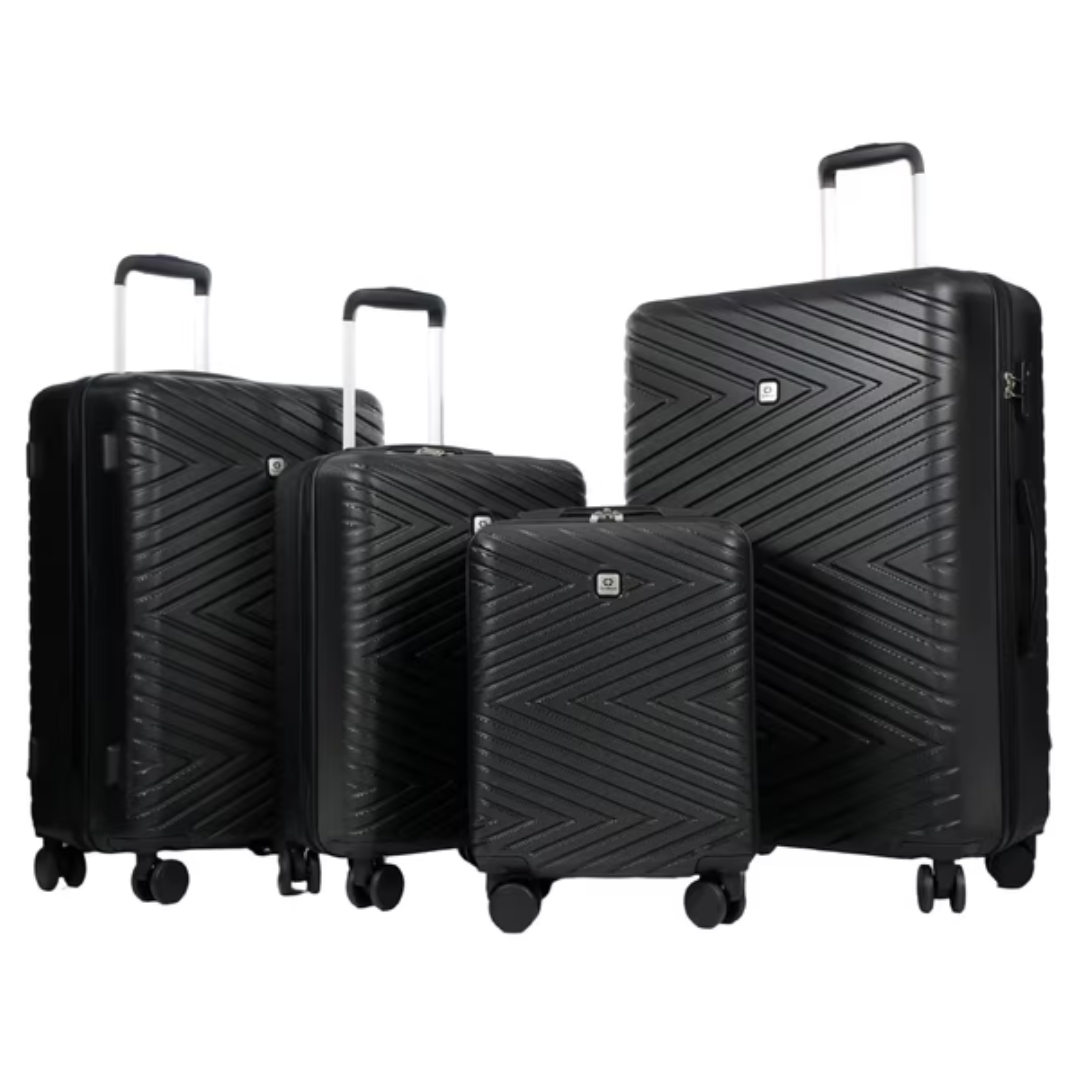 4-Piece Travelhouse Hardshell Luggage Set W/ TSA Lock & Wheels (Various)