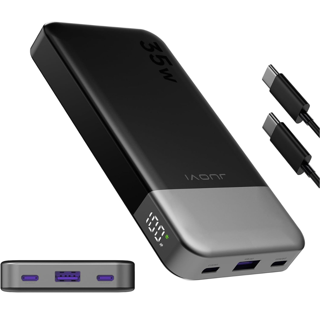10000mAh Portable PD 3.0 Power Bank (Black)