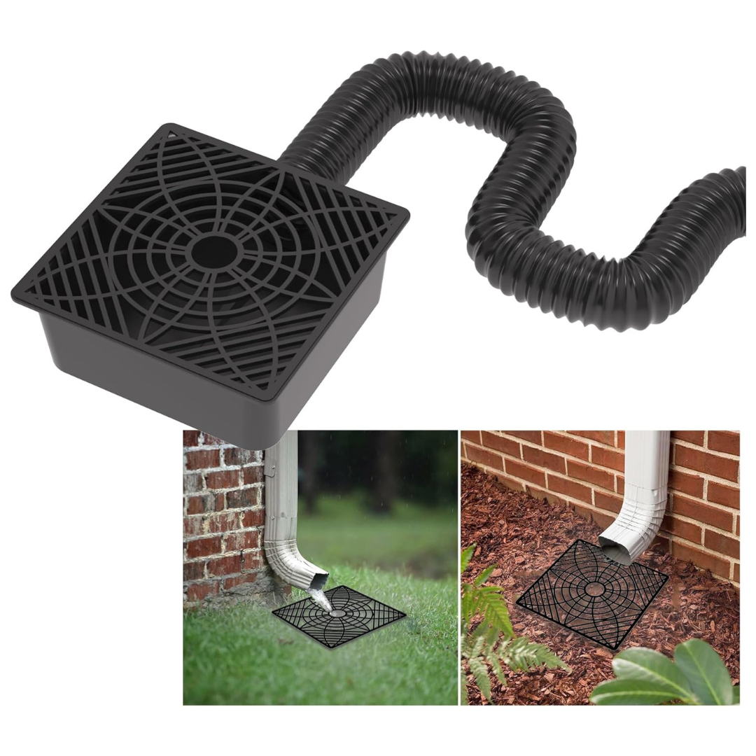 5.1Ft Flexible Pipe Gutter Downspout Extensions