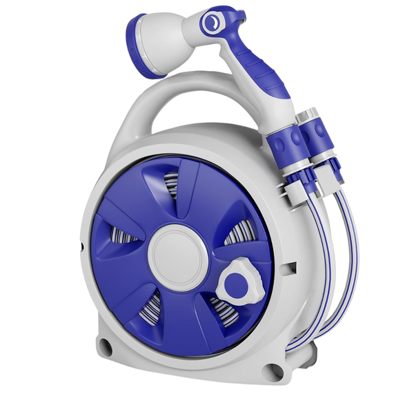 50ft Heavy Duty Rewind Wall Mount Retractable Garden Hose Reel