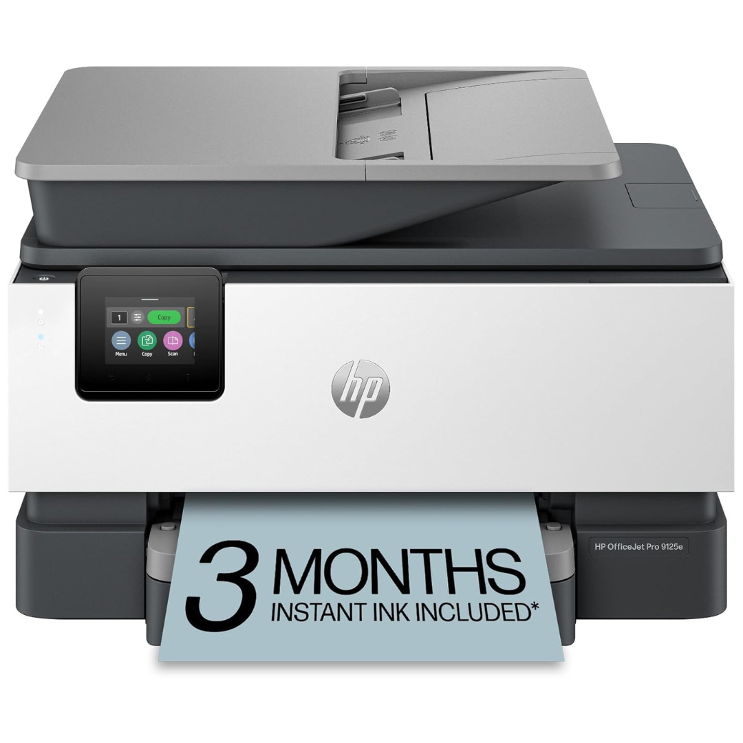 HP OfficeJet Pro 9125e Wireless Color Inkjet 4-in-1 Printer