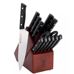 14-Piece J.A. Henckels Dynamic Stainless Steel Knife Block Set