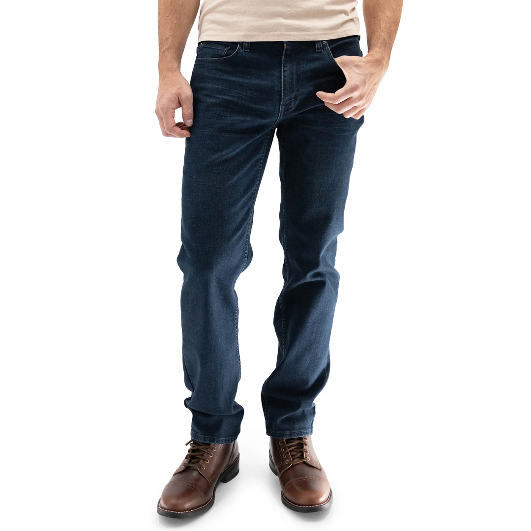 Devil-Dog Dungarees Men's Slim Straight Leg Performance Jeans