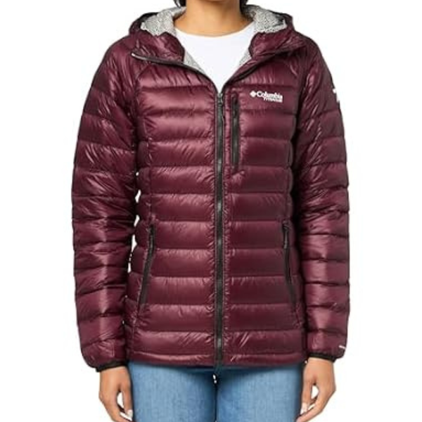 Columbia Womens Arctic Crest Down Hooded Jacket