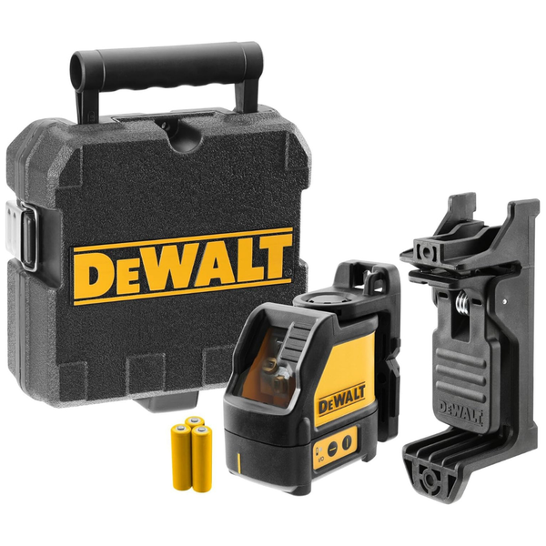 Dewalt Self-Leveling Cross Line Laser W/ 3 X AA Batteries & Case