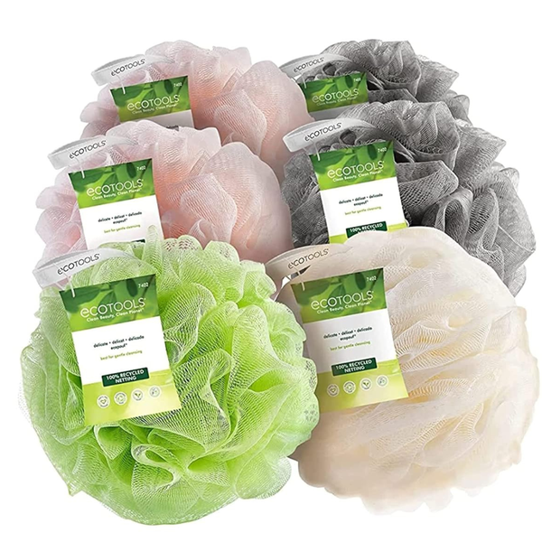 6-Count EcoTools Delicate EcoPouf Bath Sponge
