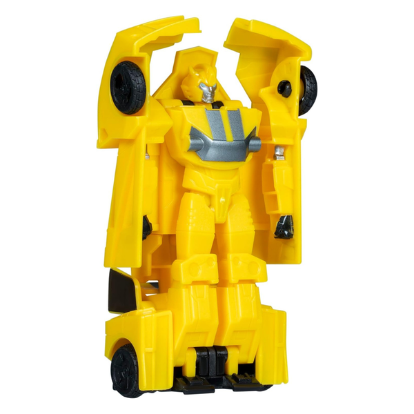 4" Transformers EarthSpark 1-Step Smash Changers Bumblebee Action Figure