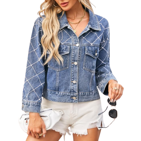 Women's Pearl Denim Jacket