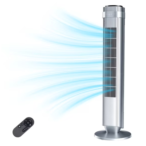 EDX Bladeless Tower Fan With 5-Speeds